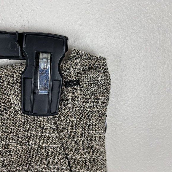 Rachel Comey Westside Pleated Linen Cuff Pants Size 2 Tweed Pockets Side Zip - Picture 5 of 11